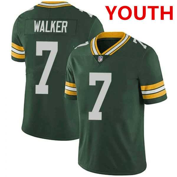 Youth Green Bay Packers #7 Quay Walker Green Vapor Untouchable Limited Stitched Jersey Dzhi->youth nfl jersey->Youth Jersey